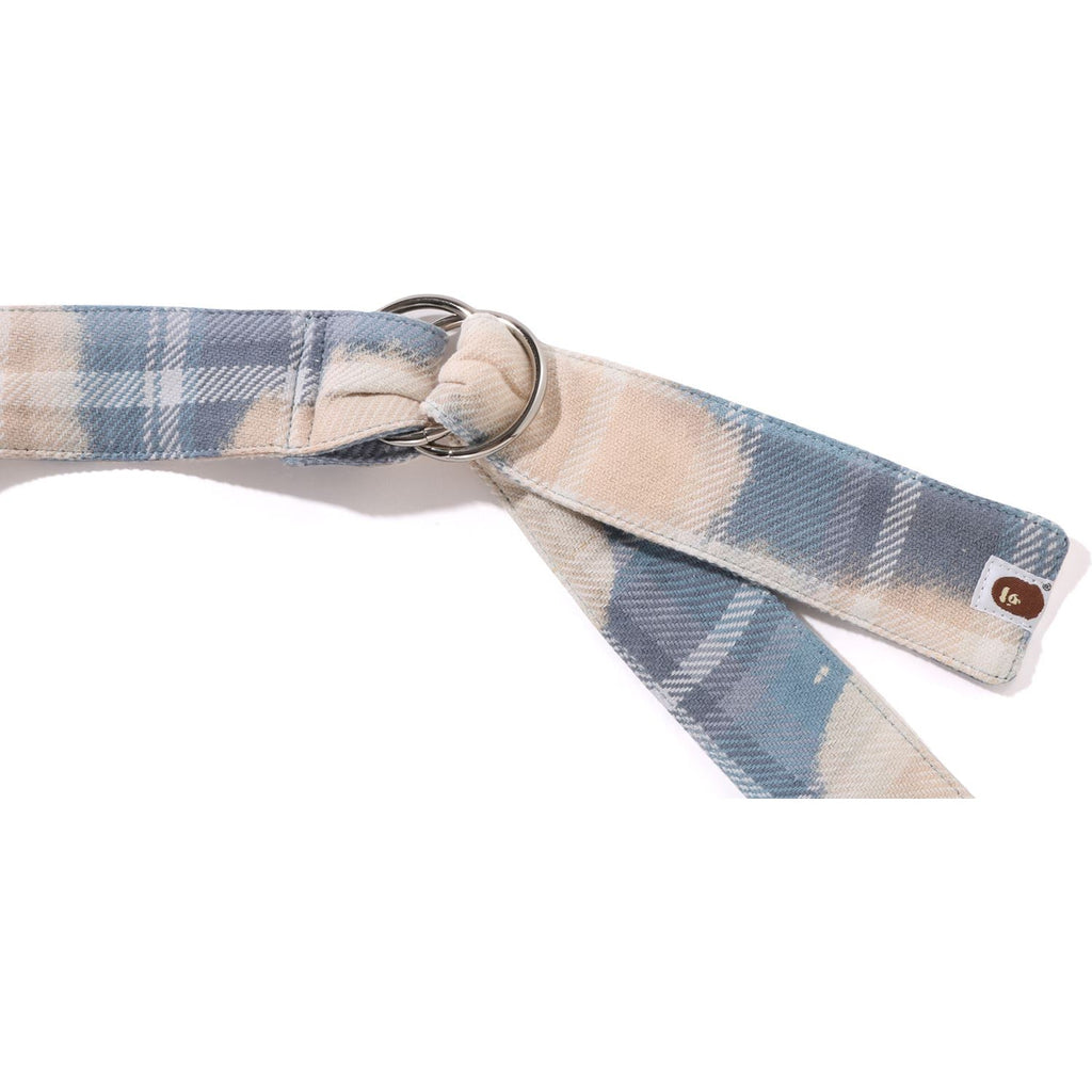 BLEACHED  CHECK FUROSHIKI BAG MENS
