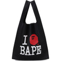 I LOVE  PU LEATHER BAG LADIES
