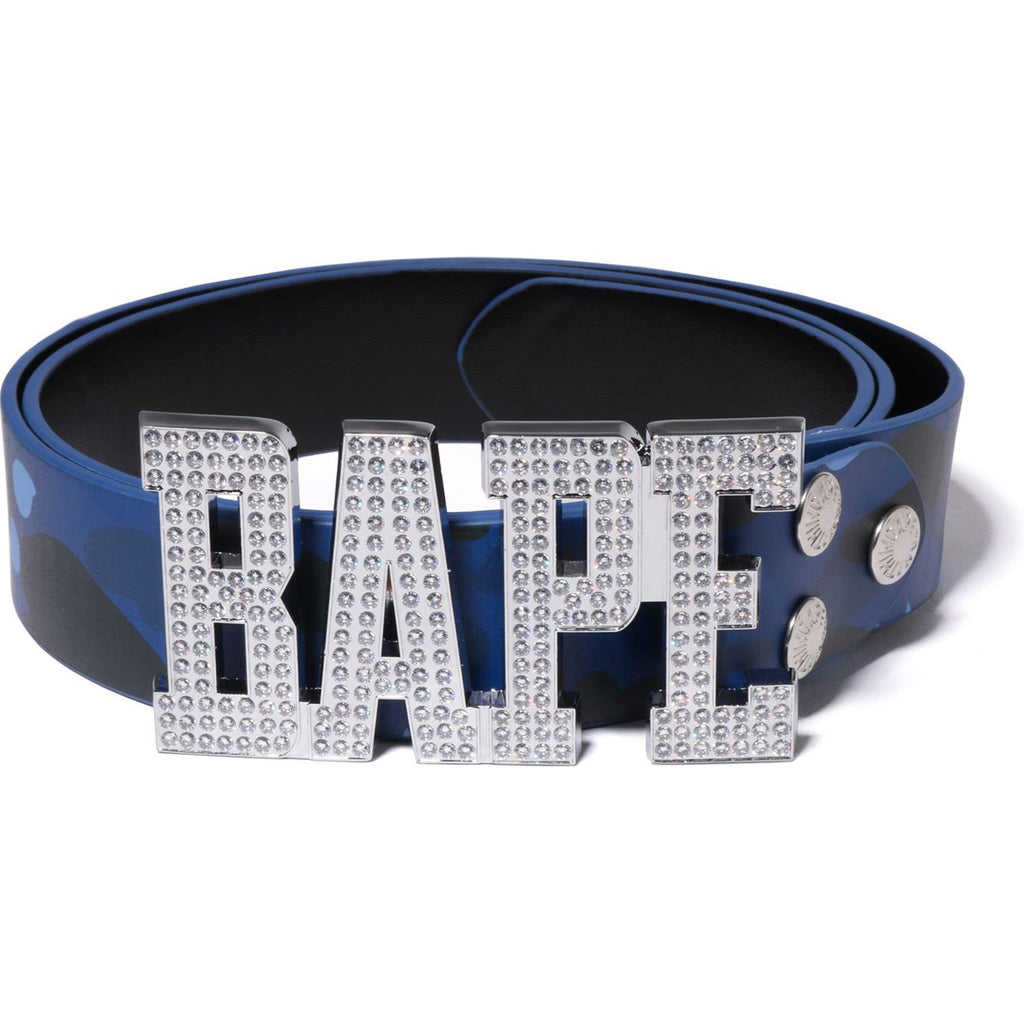 COLOR CAMO  LEATHER BELT MENS