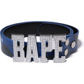COLOR CAMO  LEATHER BELT MENS