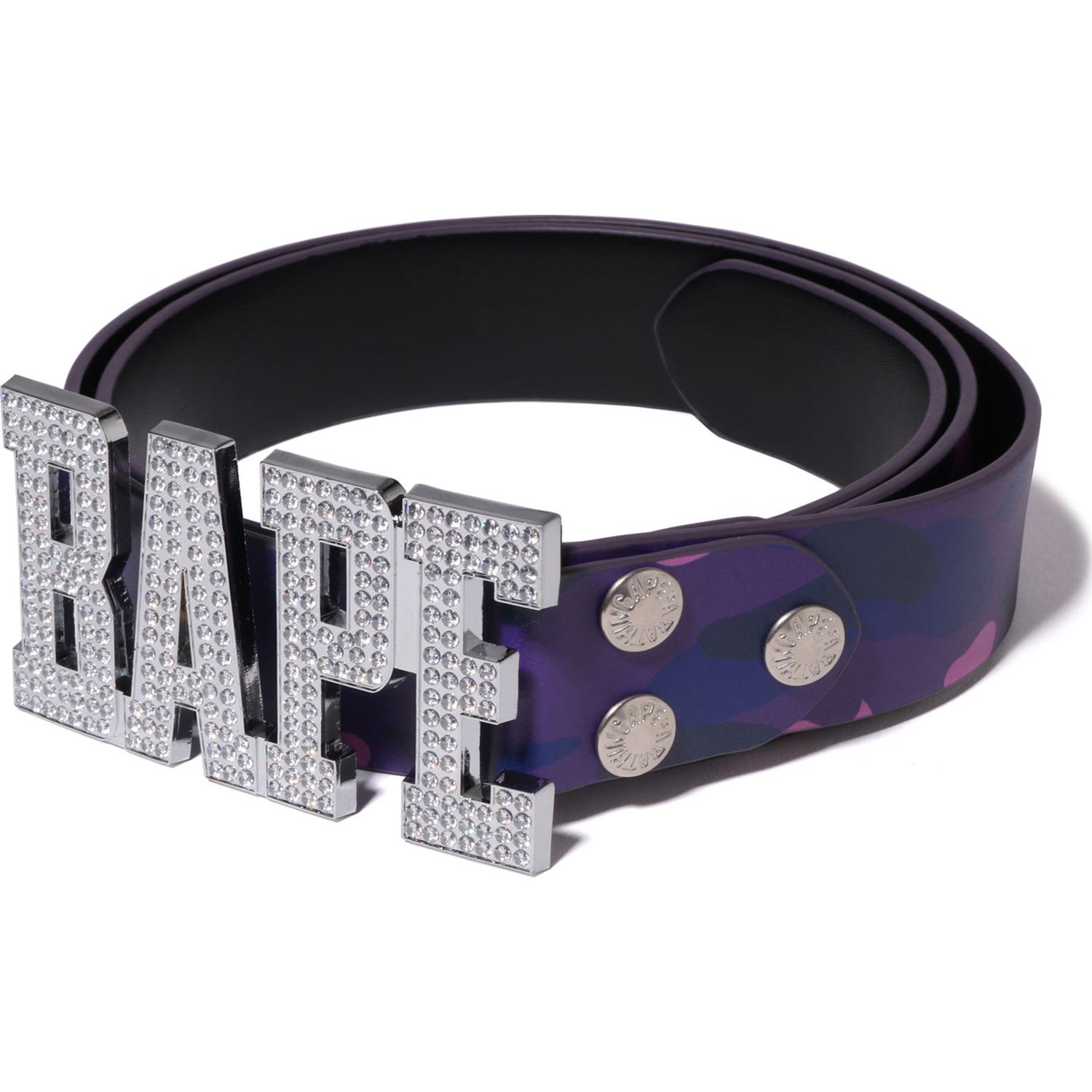 COLOR CAMO  LEATHER BELT MENS