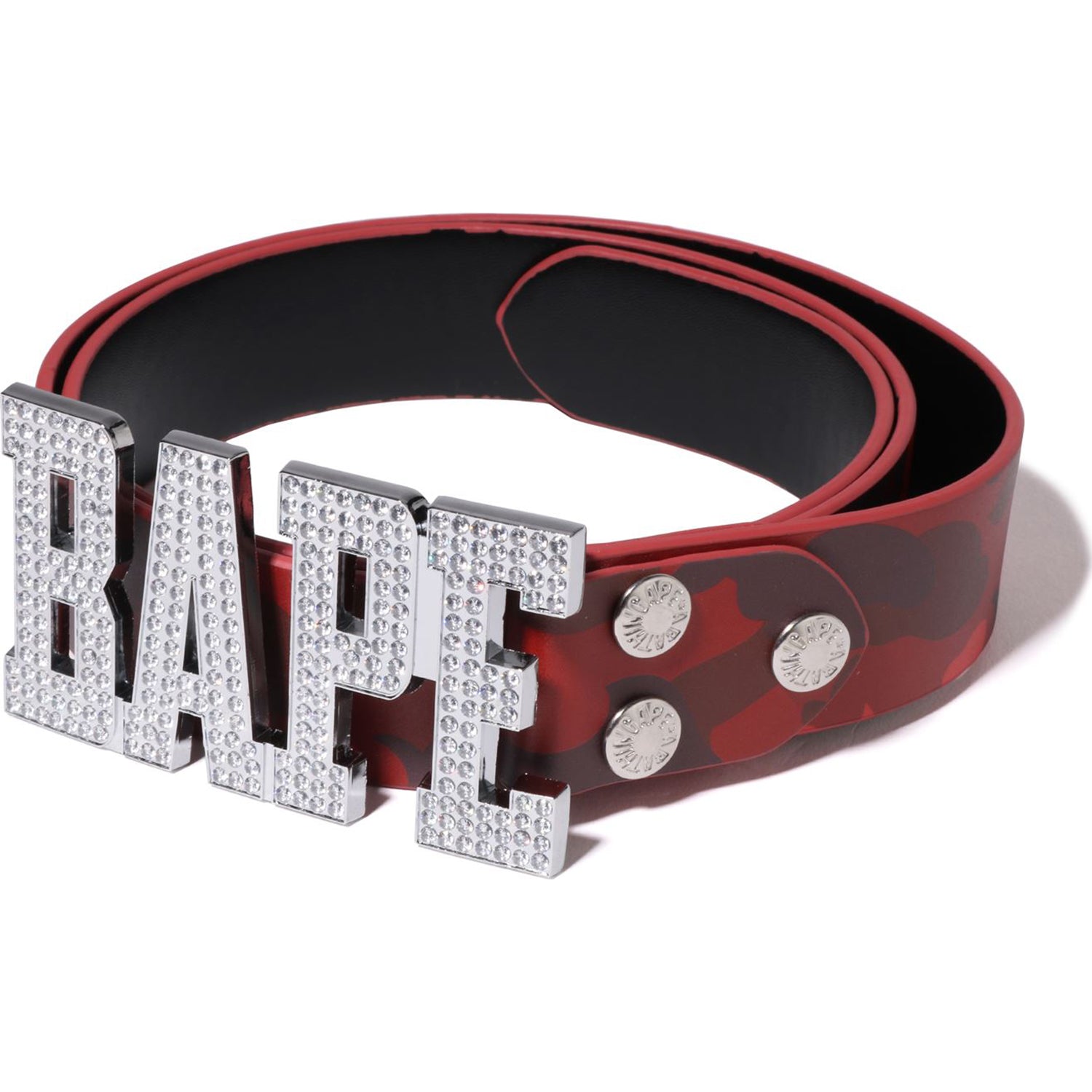 COLOR CAMO  LEATHER BELT MENS
