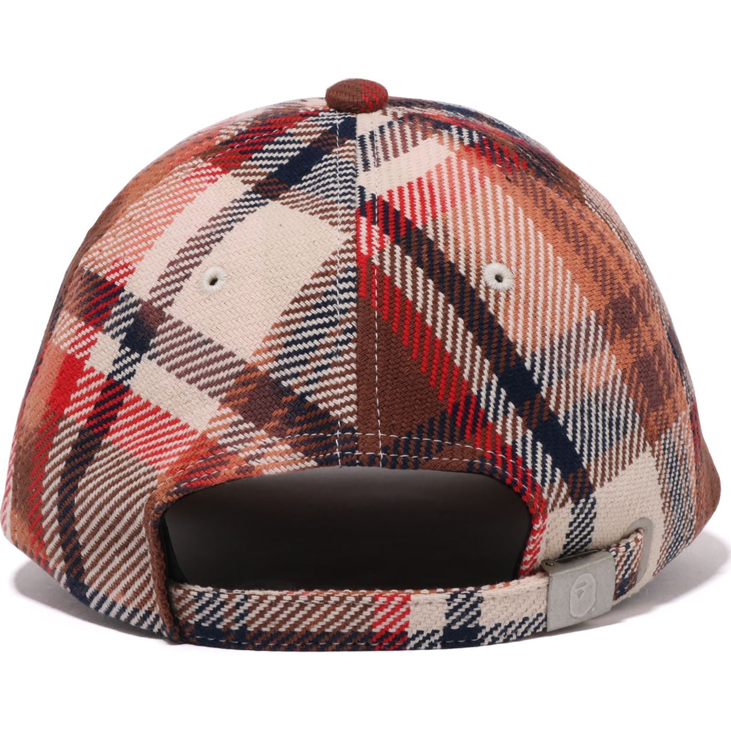 BLEACHED  CHECK PANEL CAP MENS