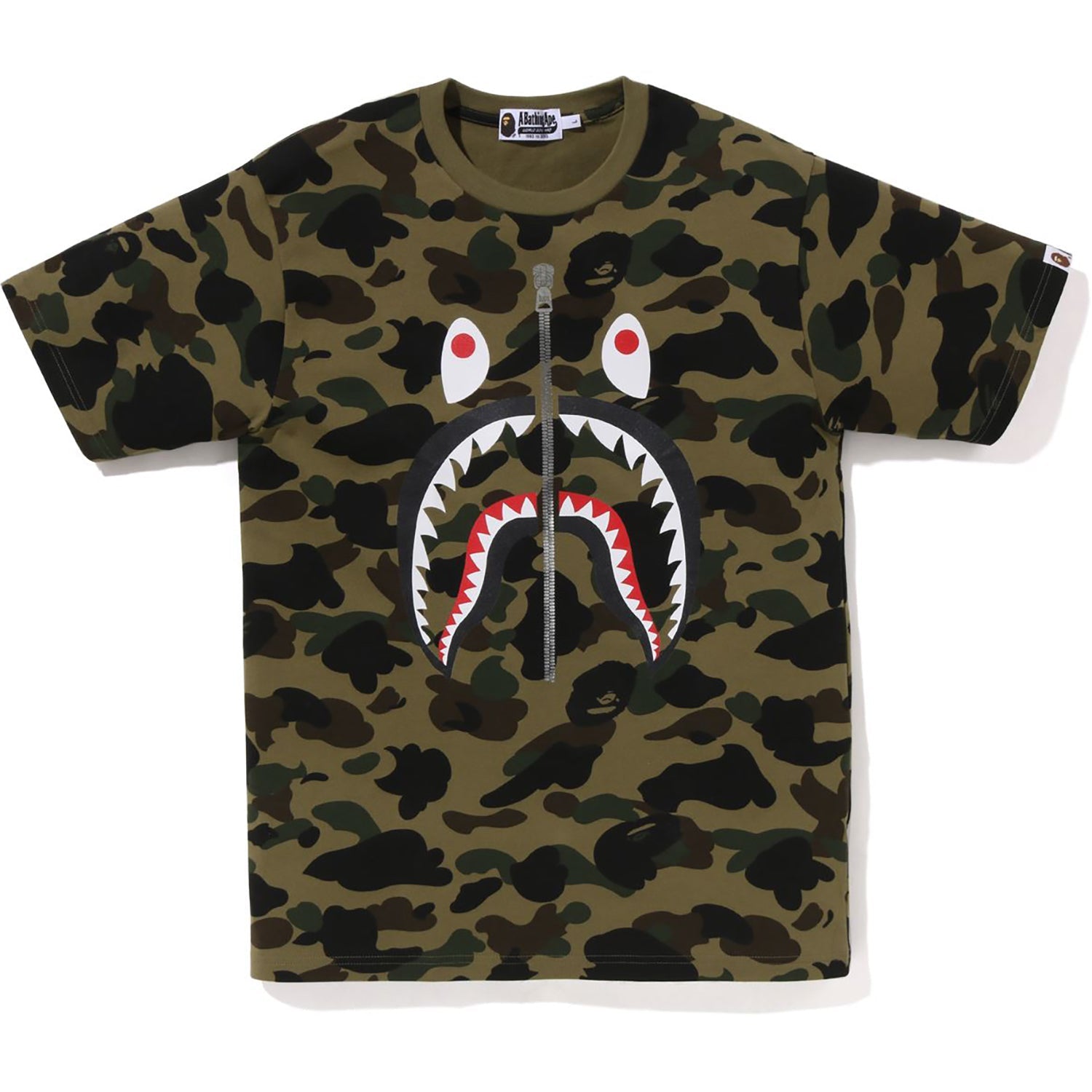 1ST CAMO SHARK TEE MENS