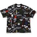 HAND DRAW PATTERN RELAXED FIT TEE MENS