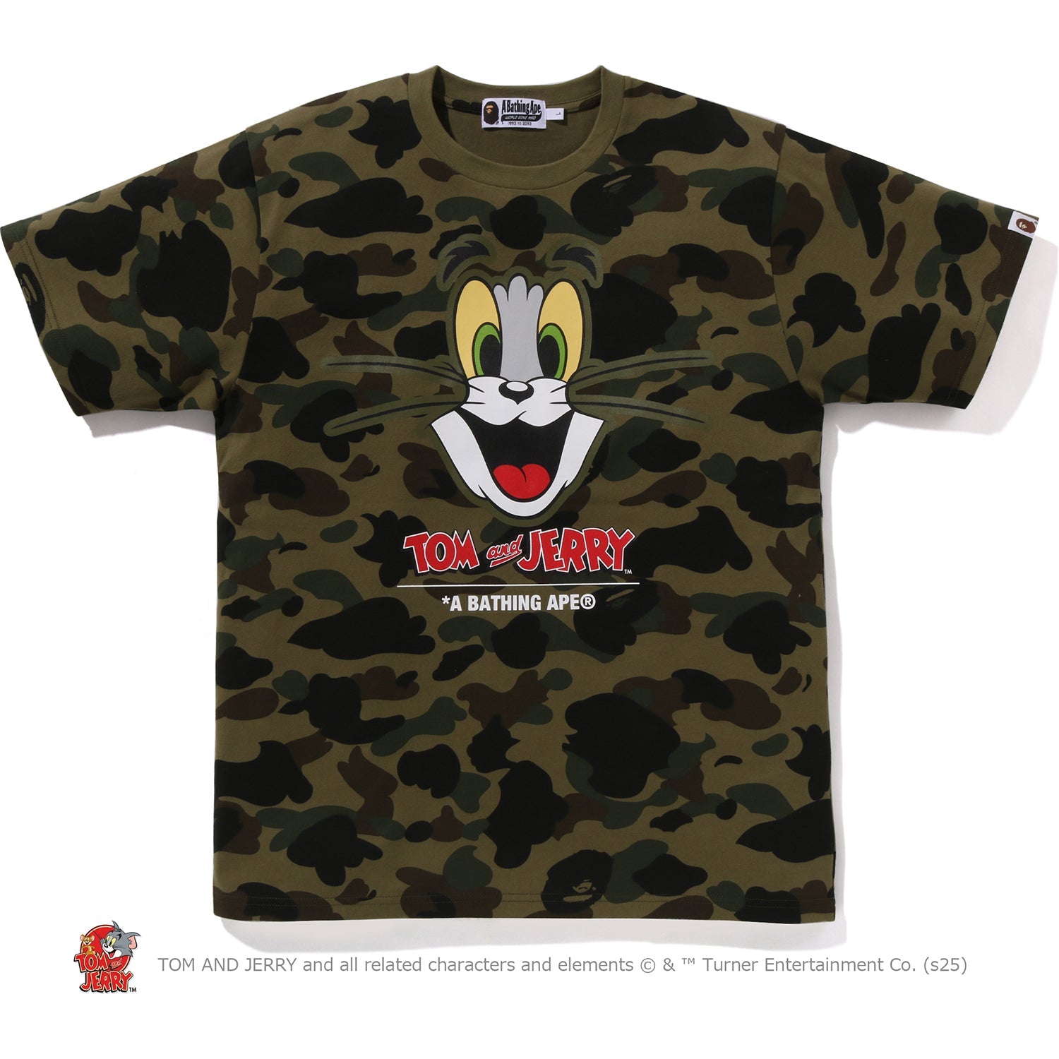 X TOM AND JERRY 85TH - 1ST CAMO TEE MENS