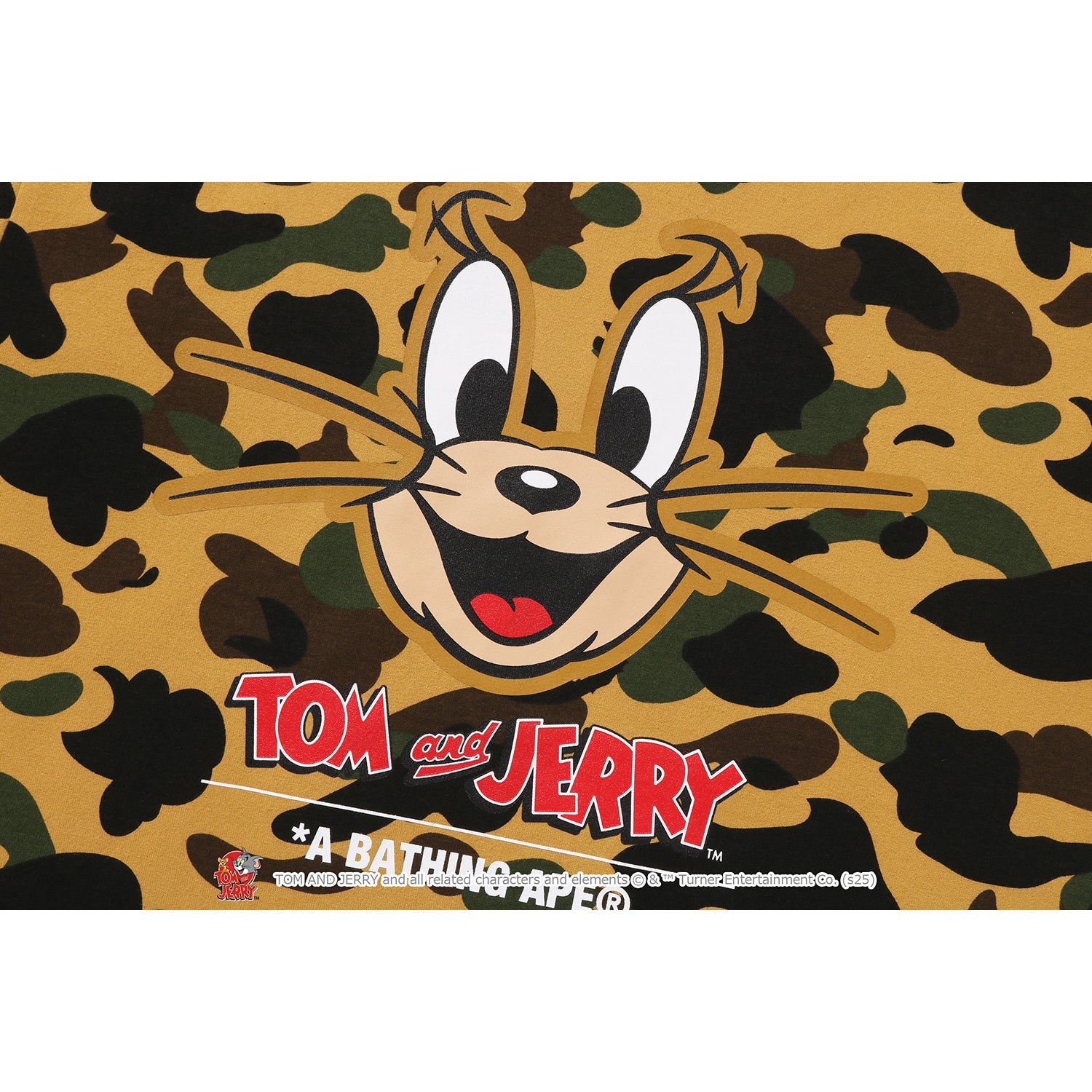 X TOM AND JERRY 85TH - 1ST CAMO TEE MENS