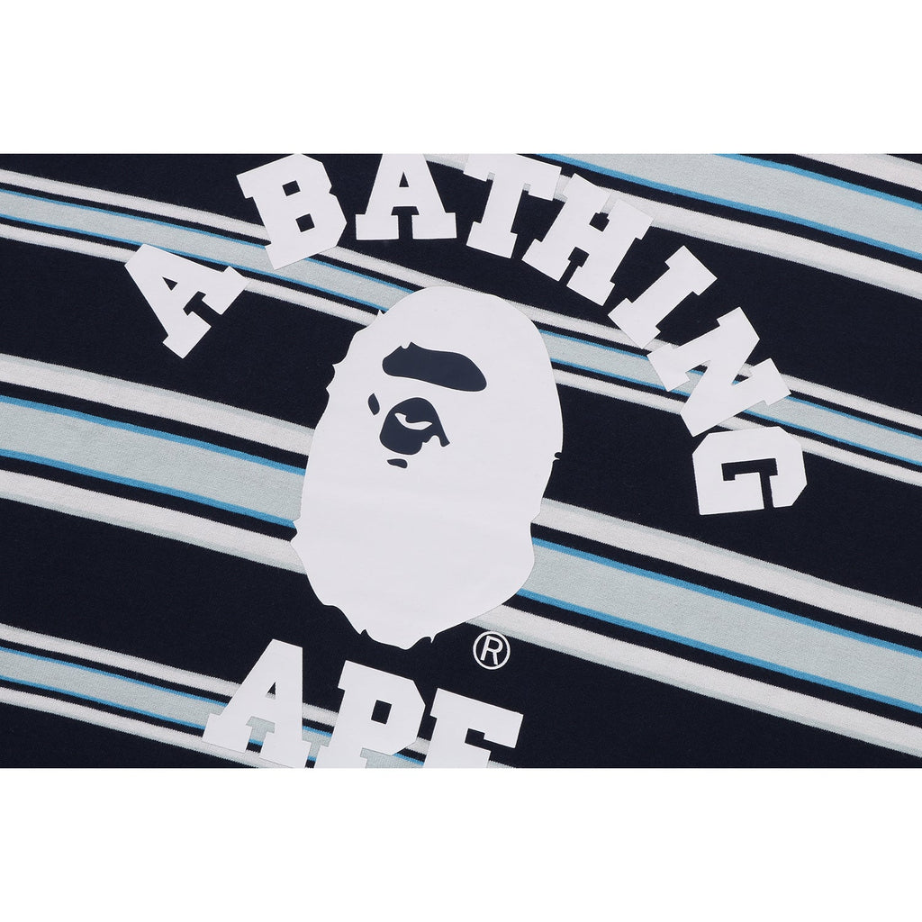 MENS APE HEAD COLLEGE STRIPE TEE