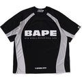 SOLID CAMO JACQUARD MULTILOGO RELAXED FIT FOOTBALL JERSEY MENS
