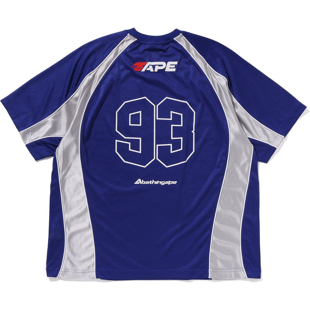SOLID CAMO JACQUARD MULTILOGO RELAXED FIT FOOTBALL JERSEY MENS