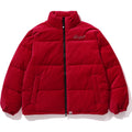 CRYSTAL STONE  LOGO VELOUR DOWN JACKET LADIES
