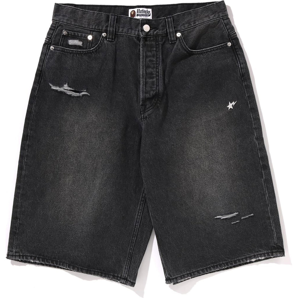 STA RELAXED FIT DENIM SHORTS MENS