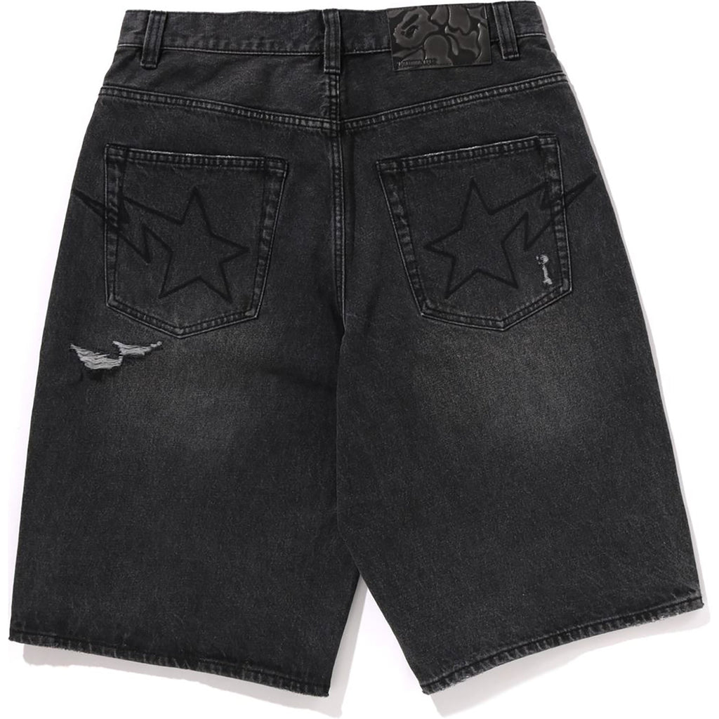 STA RELAXED FIT DENIM SHORTS MENS