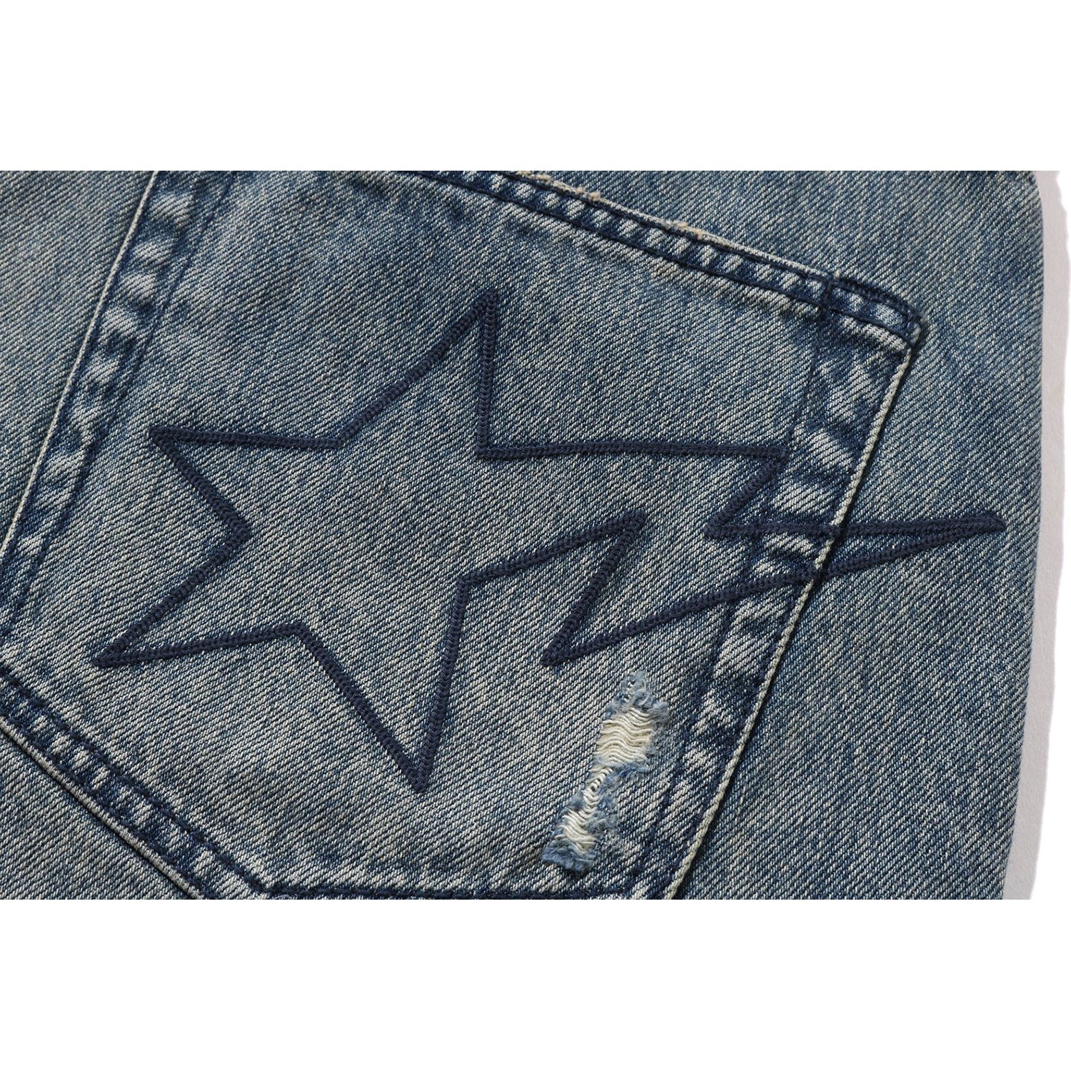 STA RELAXED FIT DENIM SHORTS MENS