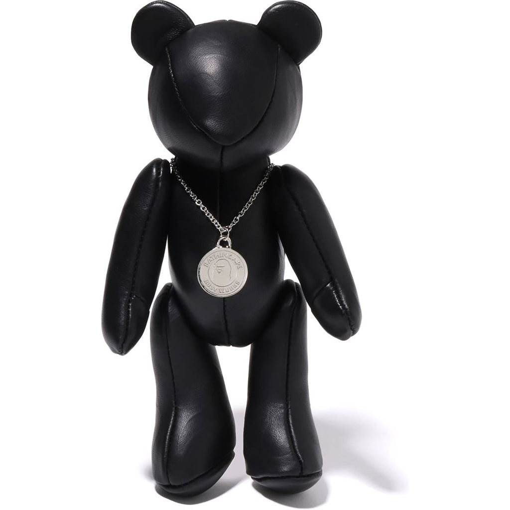 SOLID CAMO LEATHER BEAR PLUSH DOLL 25CM
