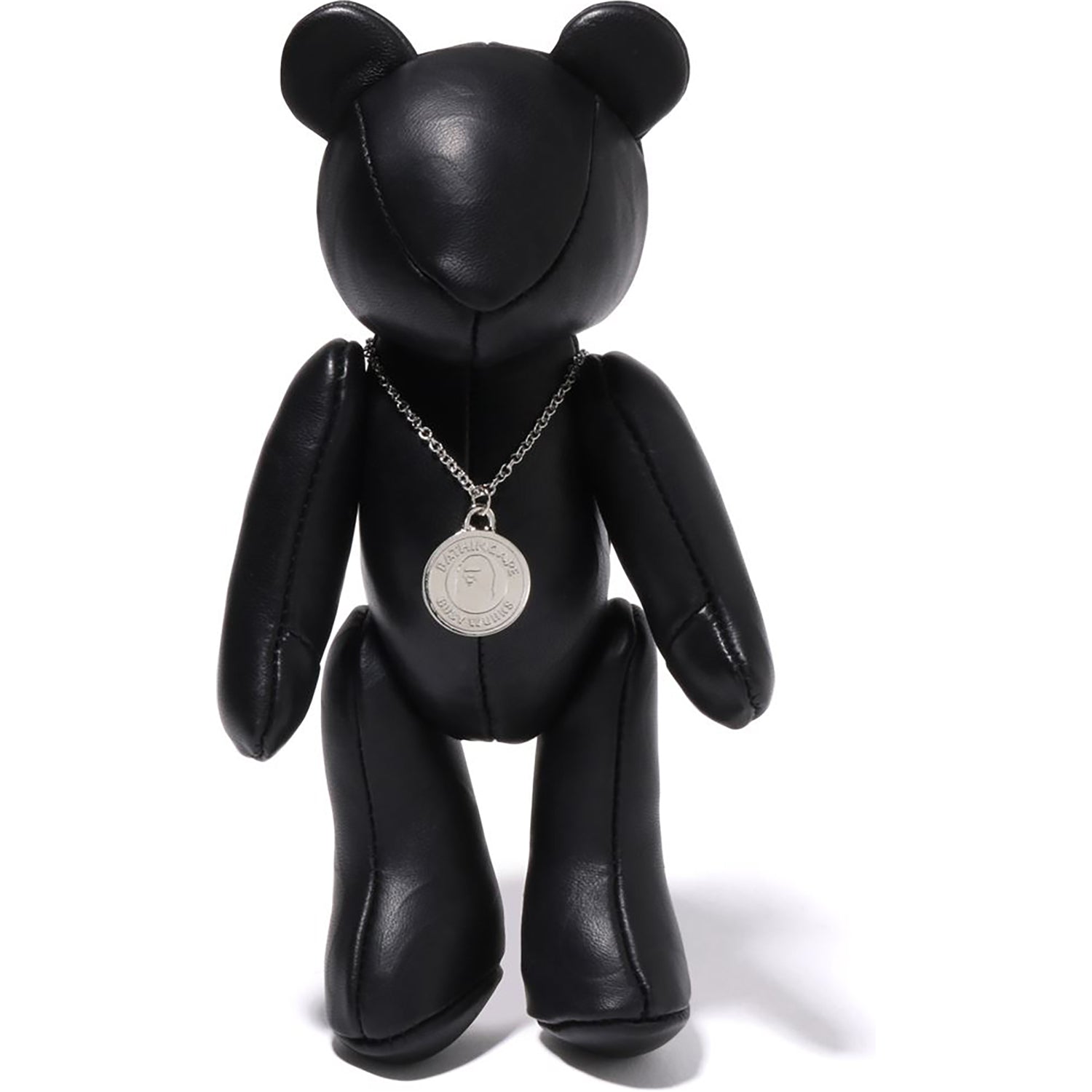 SOLID CAMO LEATHER BEAR PLUSH DOLL 25CM