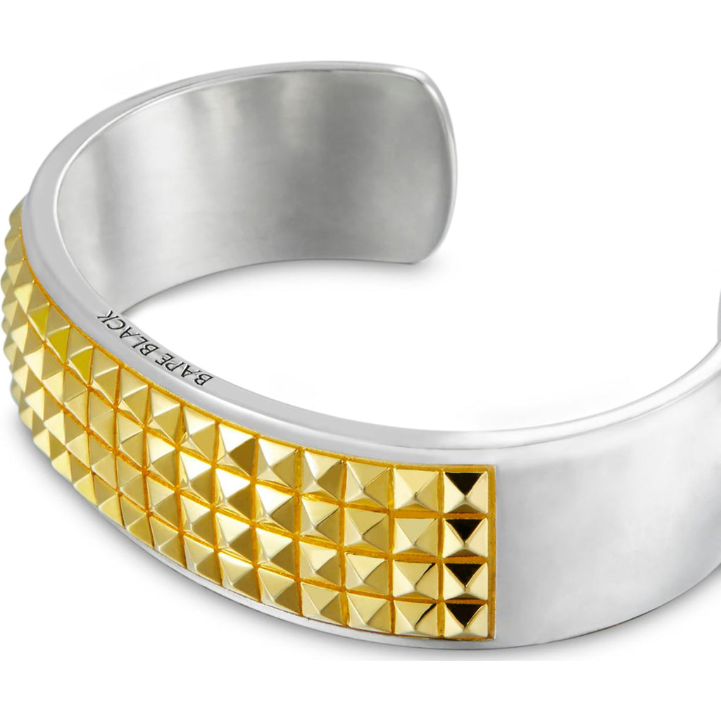 BLACK STUD BRACELET MENS