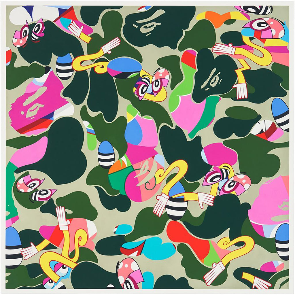 X ERICKINK ABC CAMO GREEN by ERIC INKALA