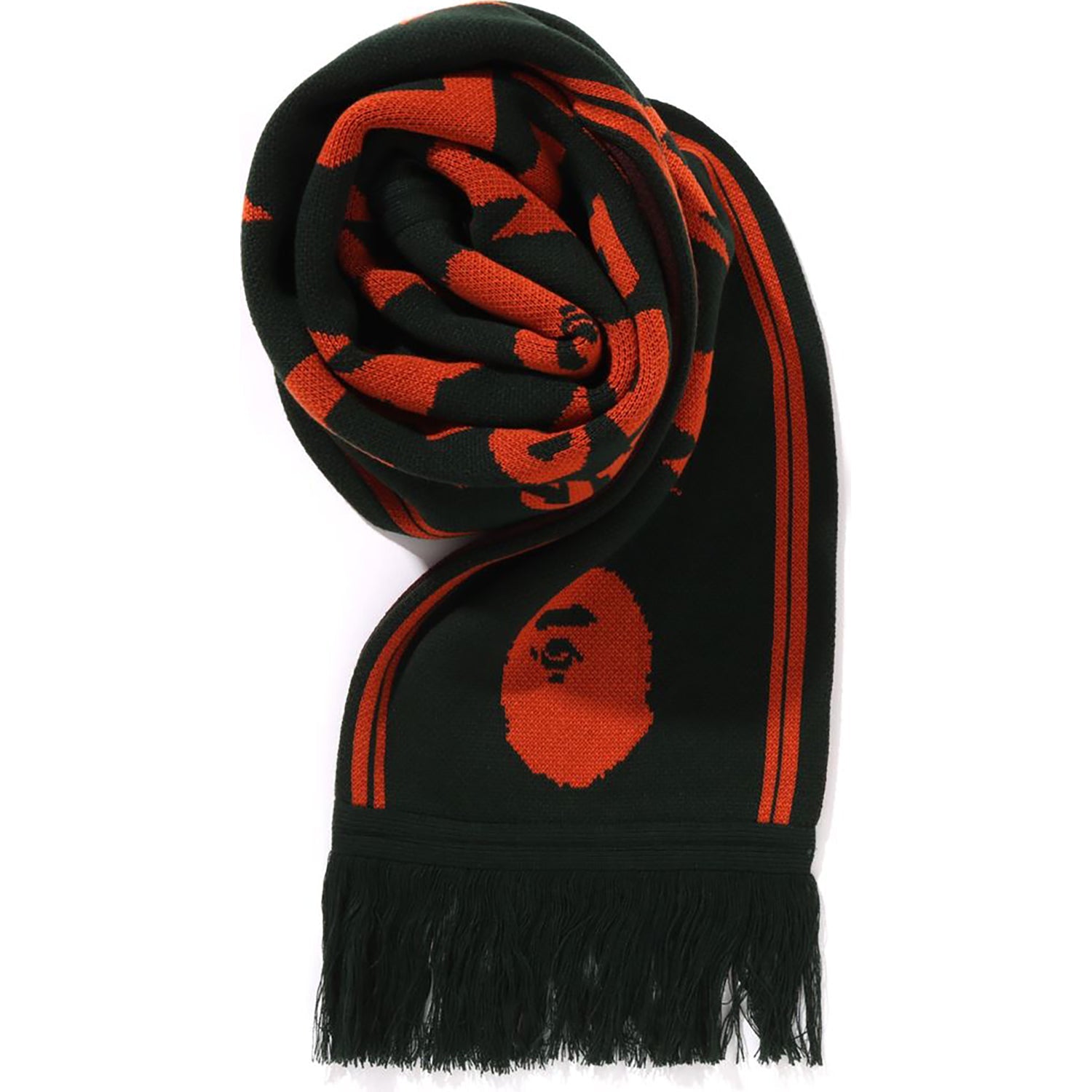 JACQUARD  LOGO LONG SCARF MENS