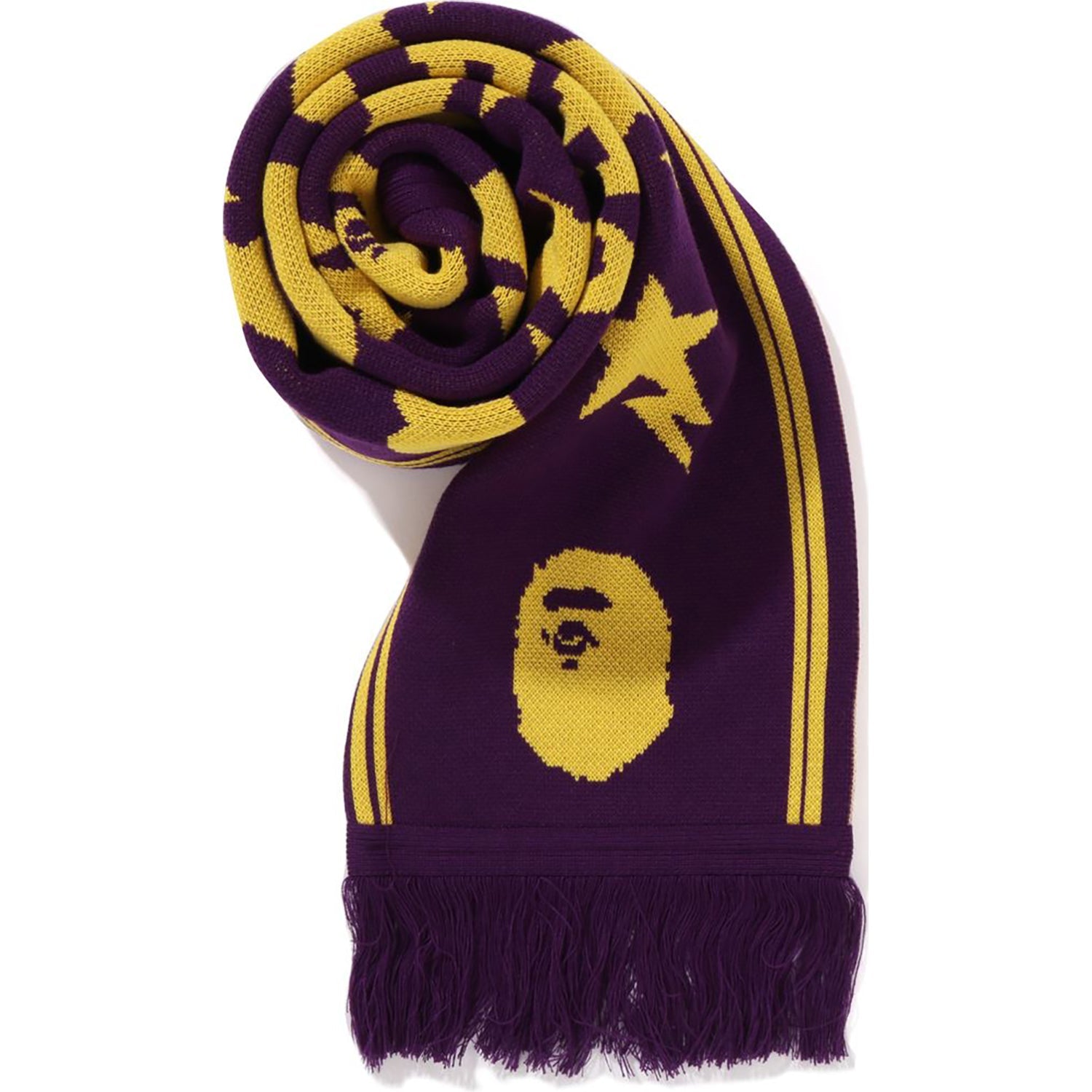 JACQUARD  LOGO LONG SCARF MENS