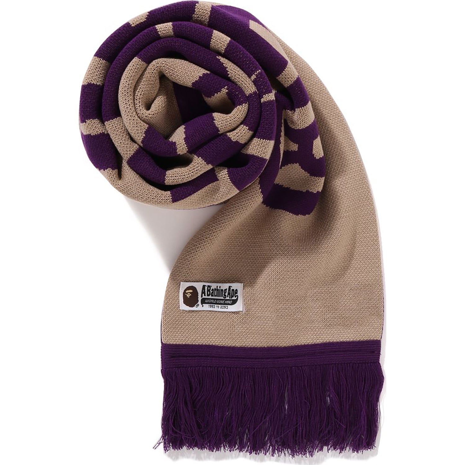 JACQUARD  LOGO LONG SCARF MENS