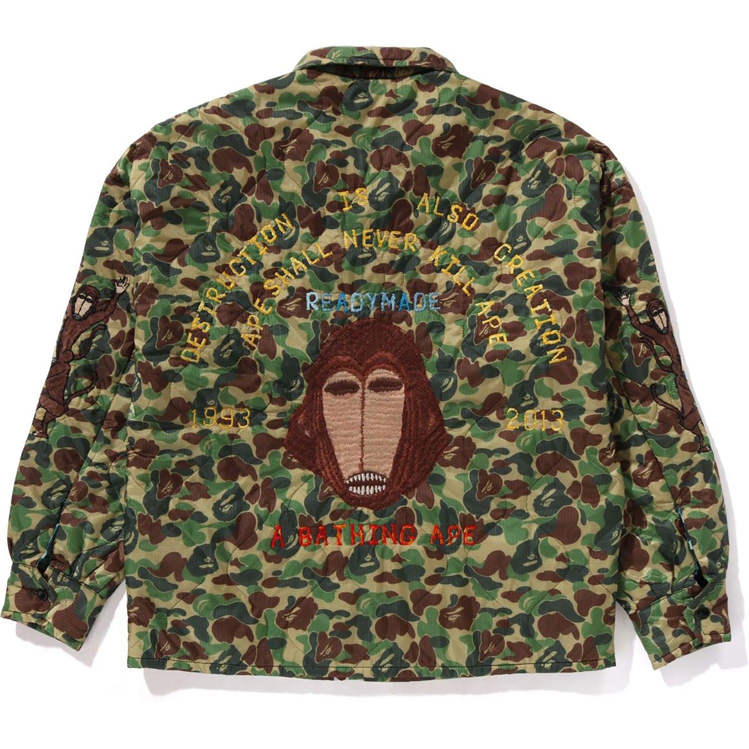 X READYMADE ABC CAMO VIETNAM JACKET MENS
