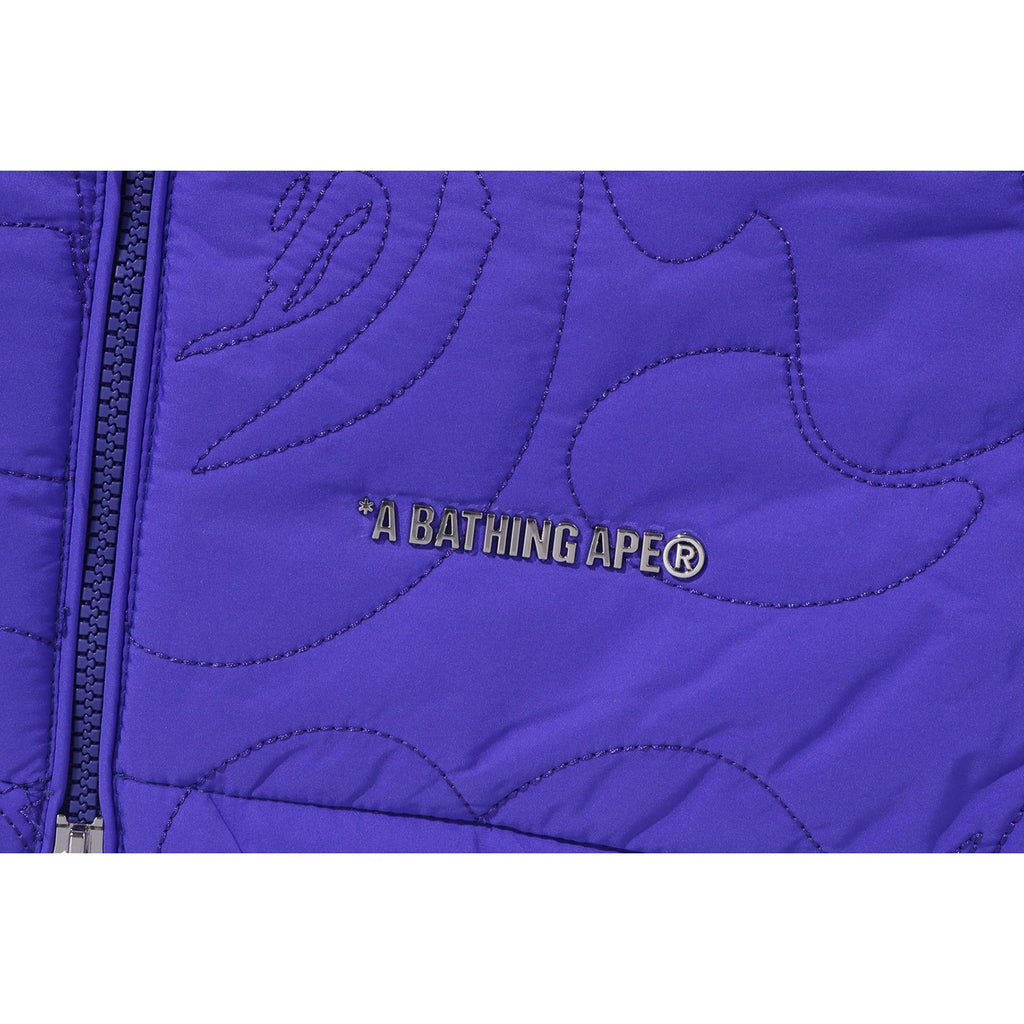 LINE CAMO QUILTED NYLON SHARK FULL ZIP JACKET MENS