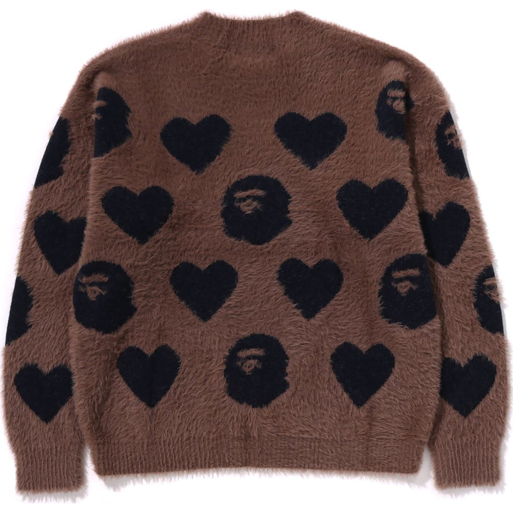 I LOVE  MONOGRAM WOOL MIX SWEATER LADIES