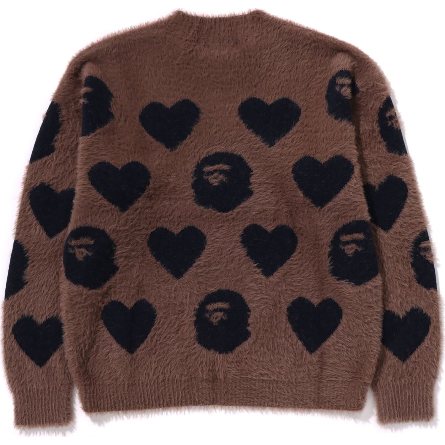 I LOVE  MONOGRAM WOOL MIX SWEATER LADIES