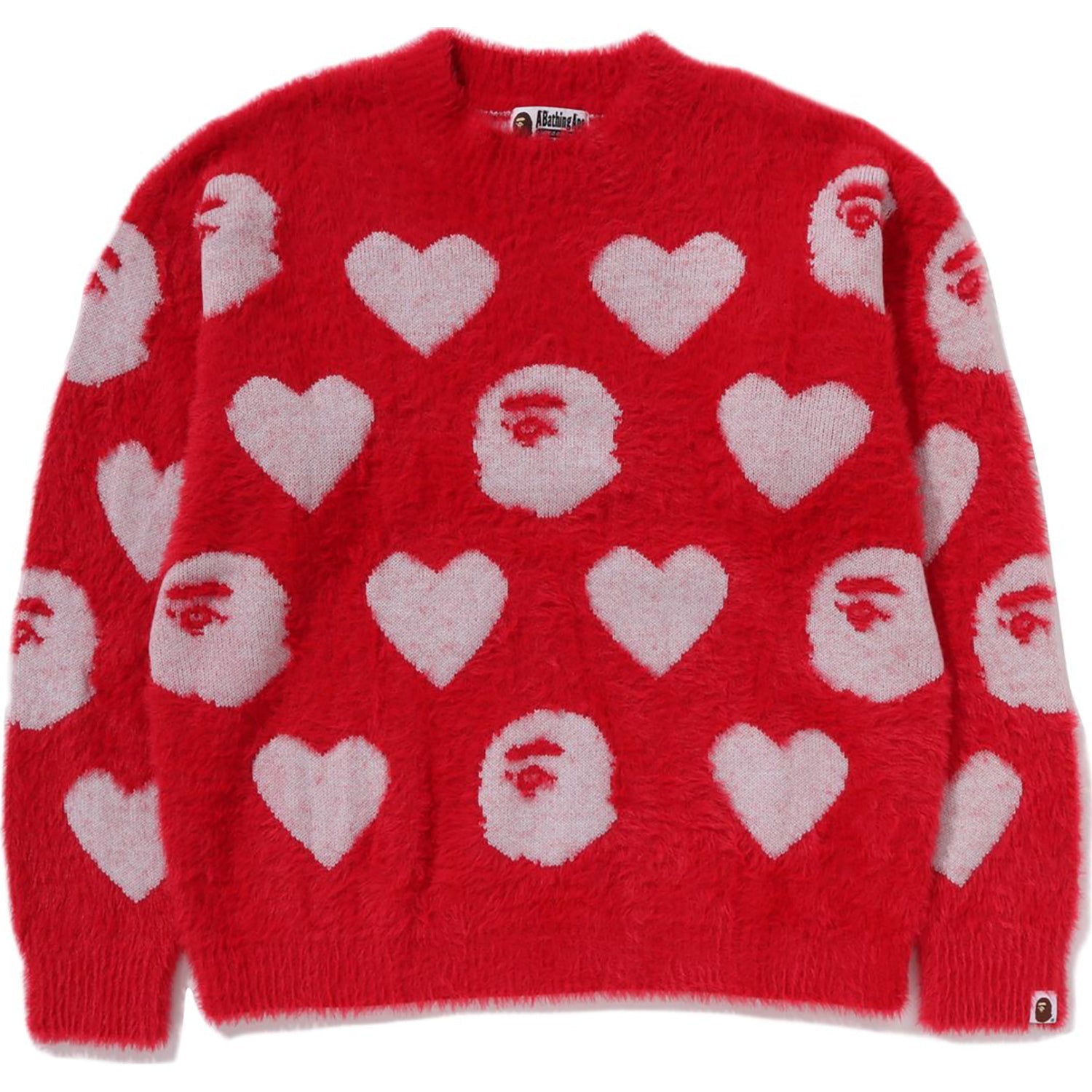 I LOVE  MONOGRAM WOOL MIX SWEATER LADIES