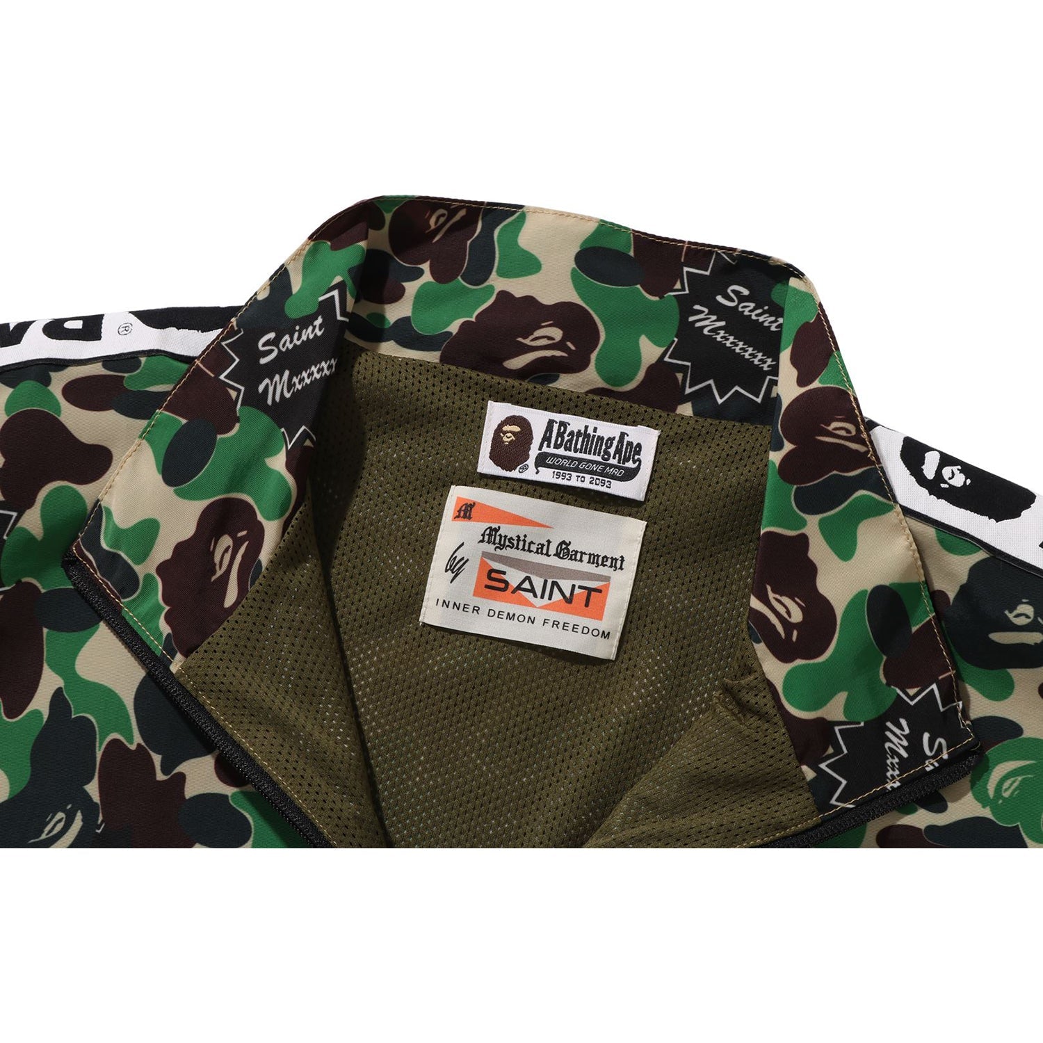 X SAINT MXXXXXX ABC CAMO TRACK JACKET MENS