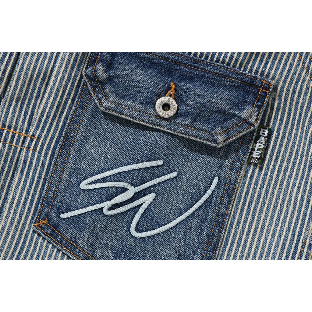 X SEAN WOTHERSPOON EMBROIDERY DENIM JACKET MENS