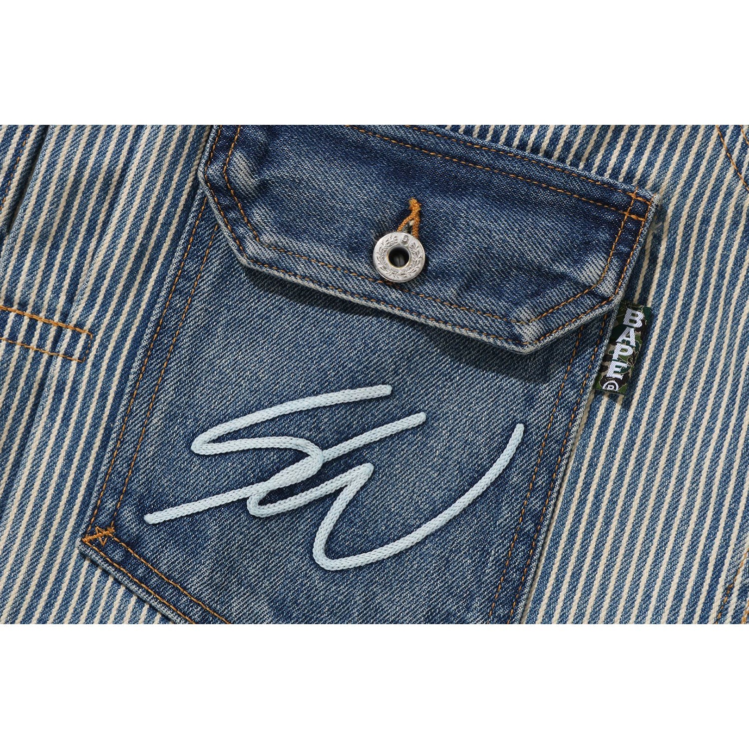 X SEAN WOTHERSPOON EMBROIDERY DENIM JACKET MENS