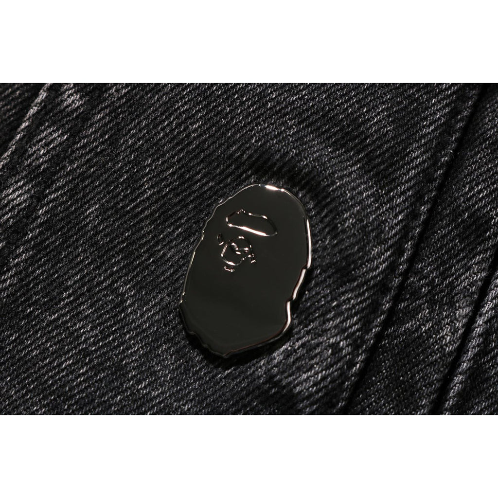 HEXAGRAM LASER DESTROY DENIM JACKET MENS