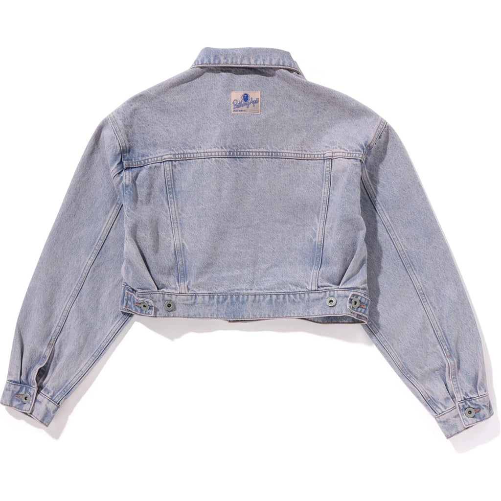 OVERDYE CROPPED DENIM JACKET LADIES