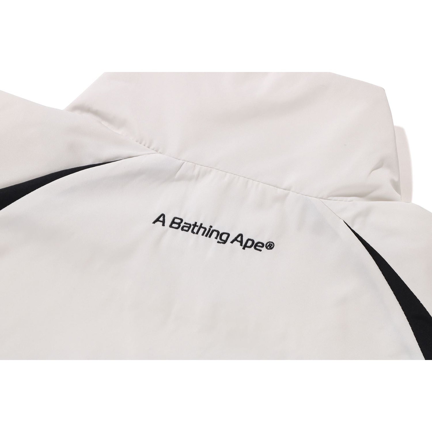 BATHING APE LOGO NYLON TRACK JACKET MENS