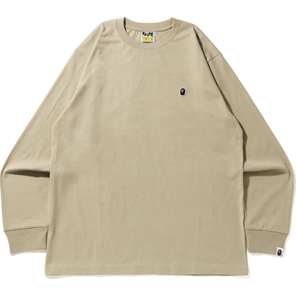 APE HEAD ONE POINT L/S TEE C MENS