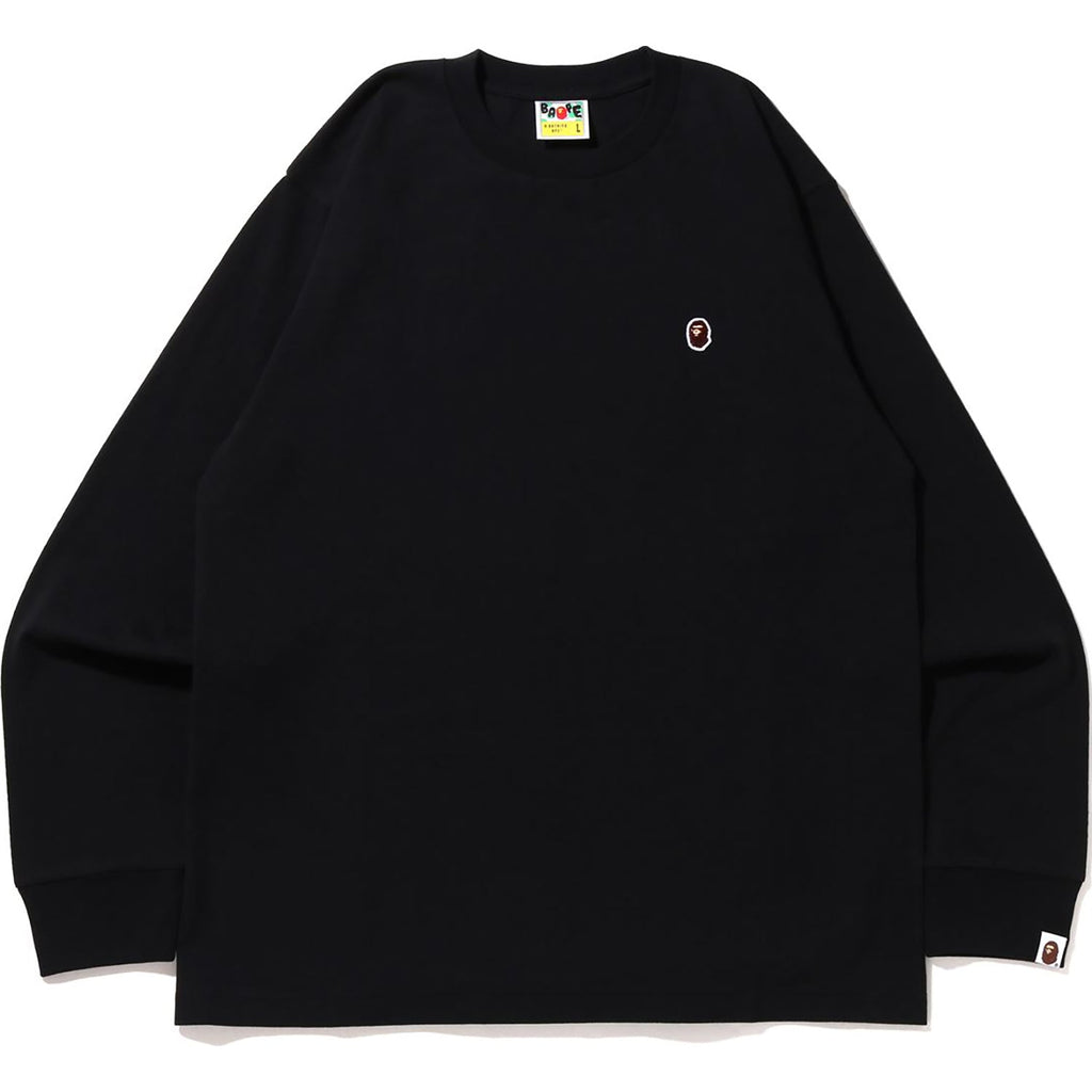 APE HEAD ONE POINT L/S TEE C MENS