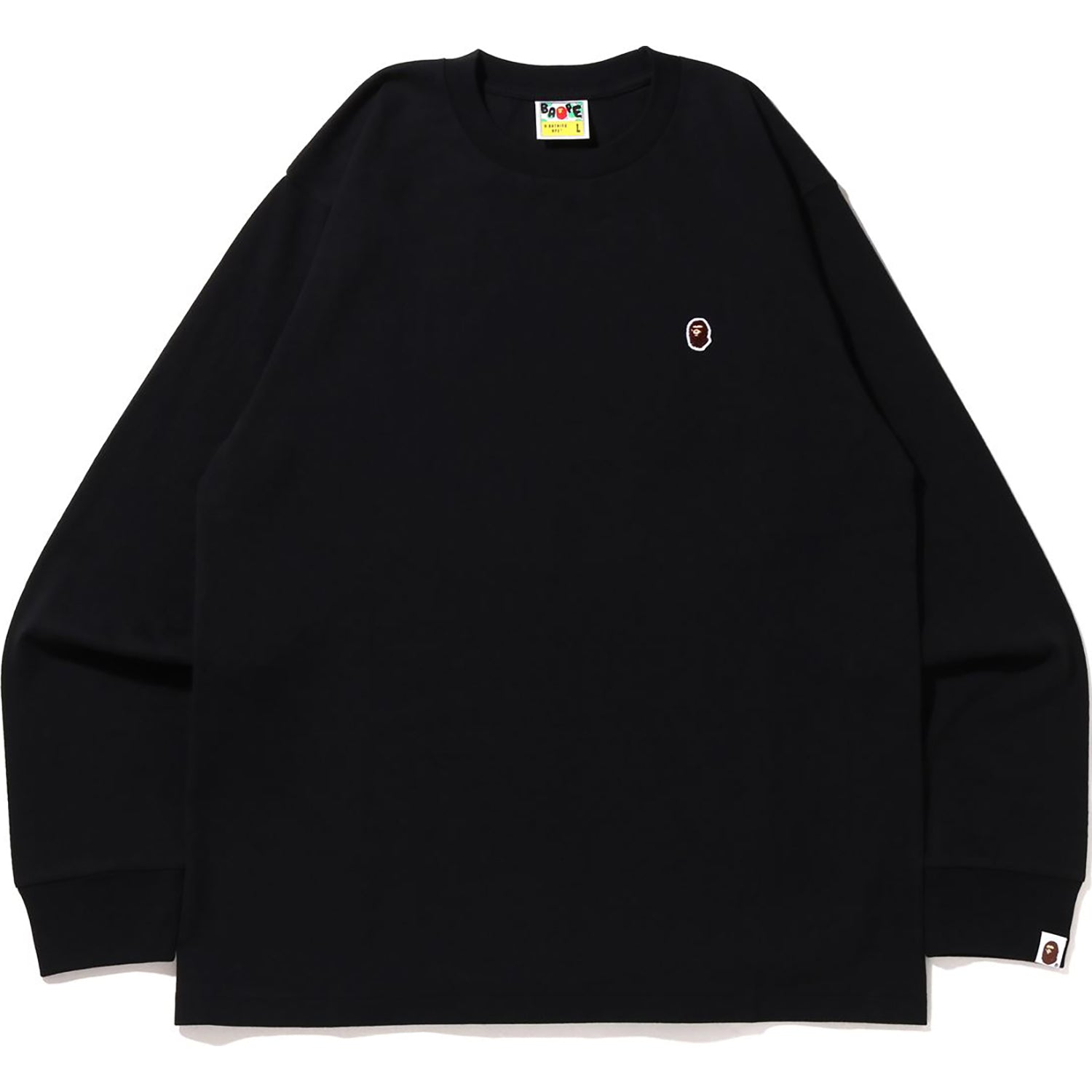 APE HEAD ONE POINT L/S TEE C MENS