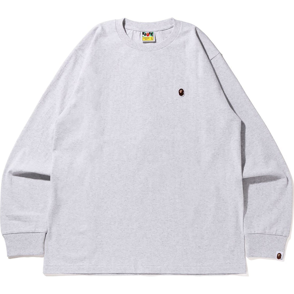 APE HEAD ONE POINT L/S TEE C MENS