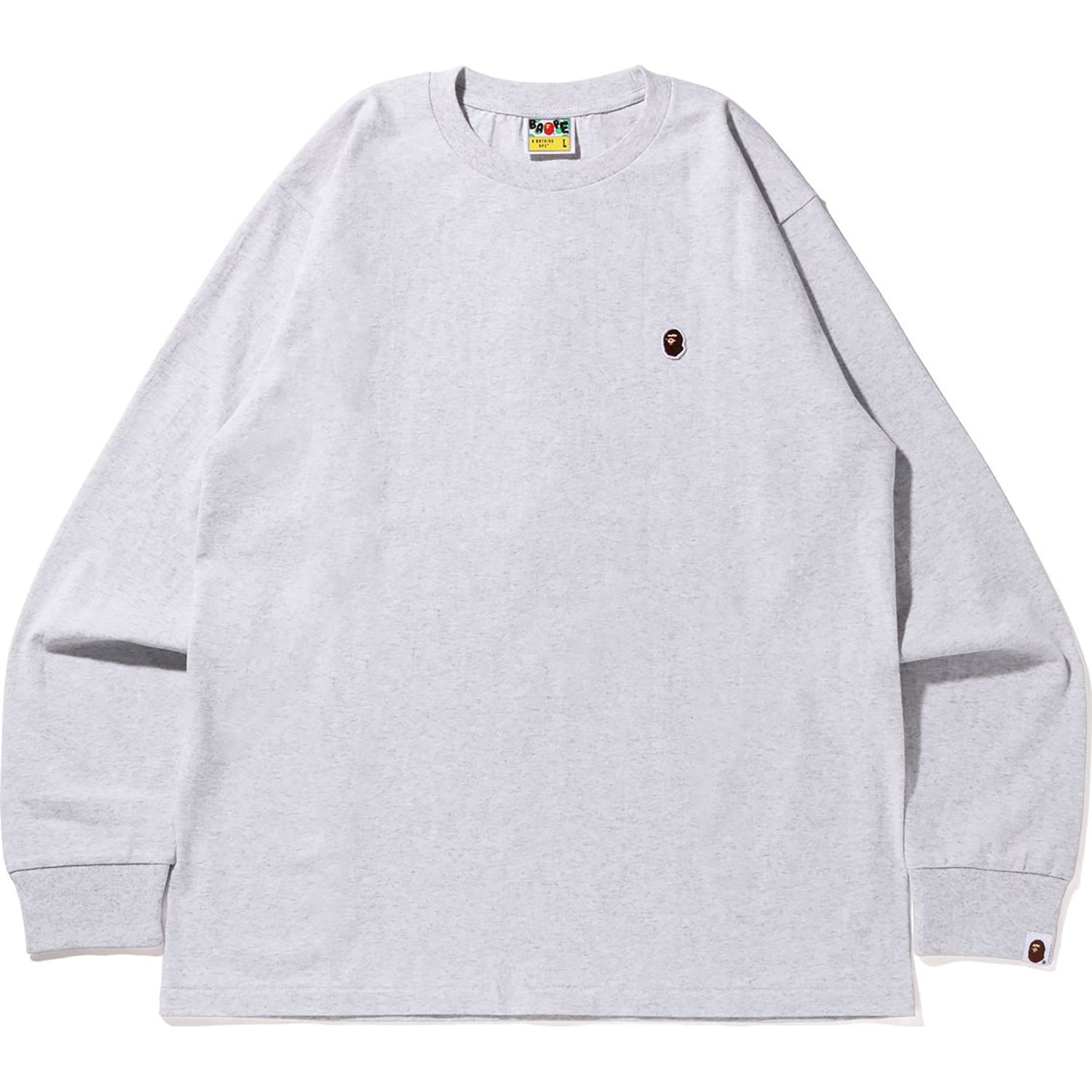 APE HEAD ONE POINT L/S TEE C MENS