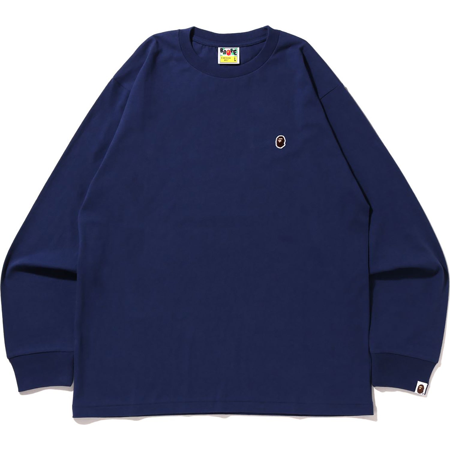 APE HEAD ONE POINT L/S TEE C MENS