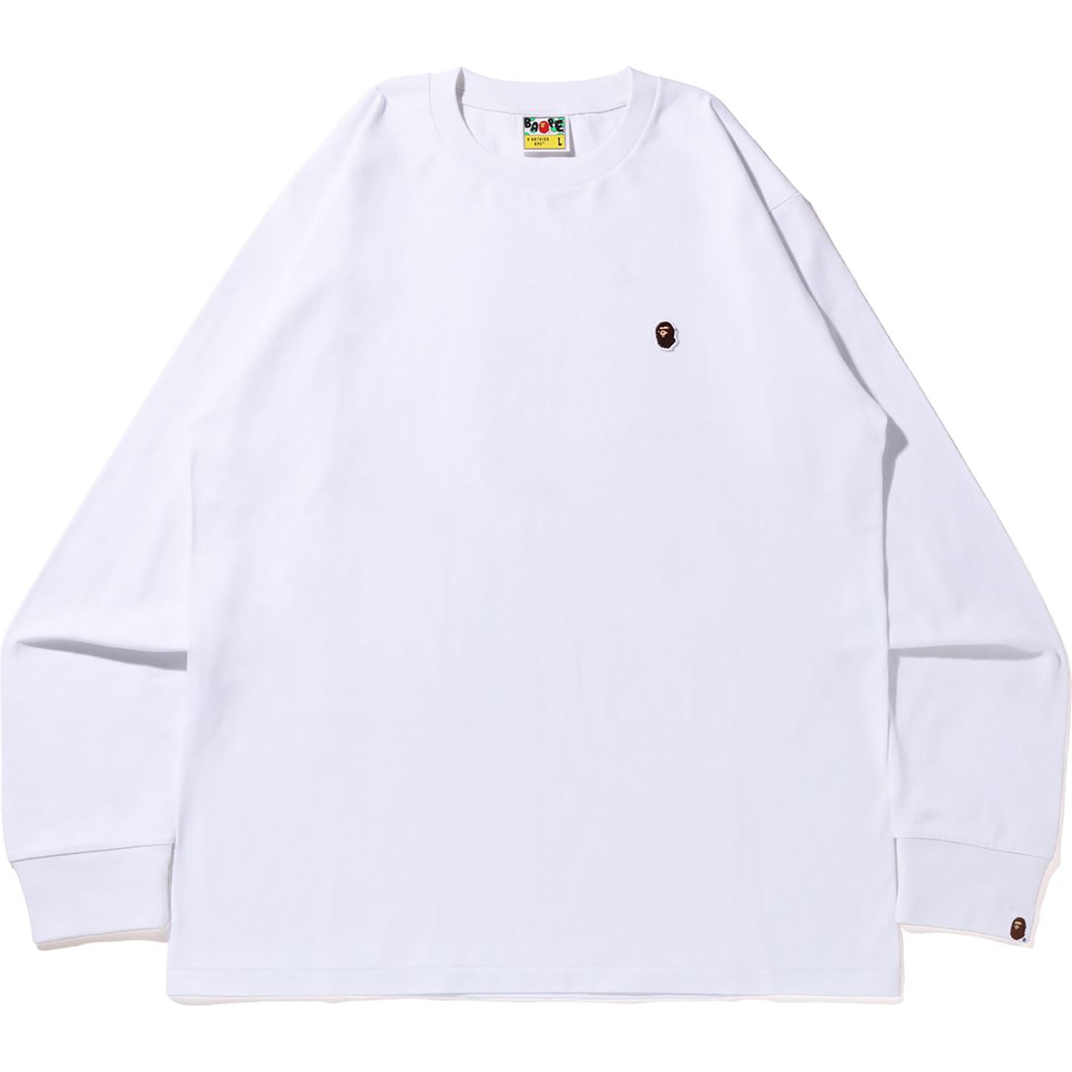 APE HEAD ONE POINT L/S TEE C MENS