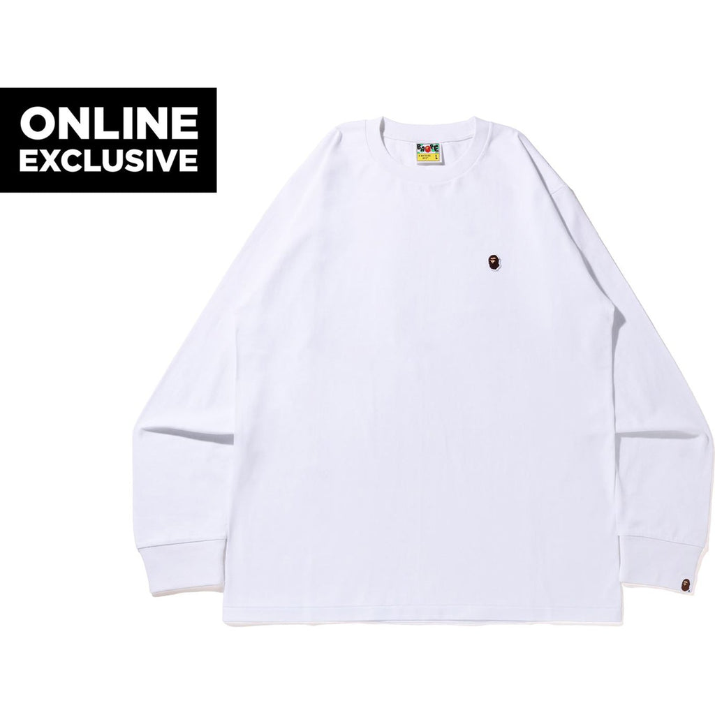 APE HEAD ONE POINT L/S TEE C MENS
