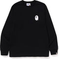 A BATHING APE LETTERED L/S TEE MENS