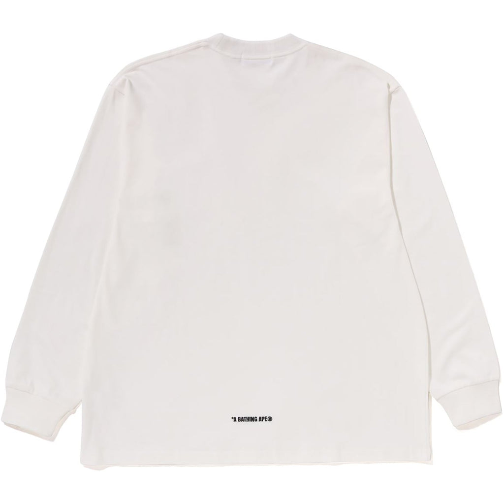APE HEAD ONE POINT L/S TEE MENS