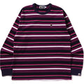 APE HEAD ONE POINT HOOP L/S TEE RELAXED FIT MENS