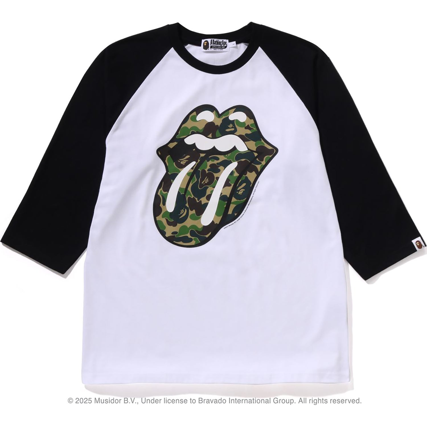 X ROLLING STONES - 3/4 SLEEVE TEE MENS