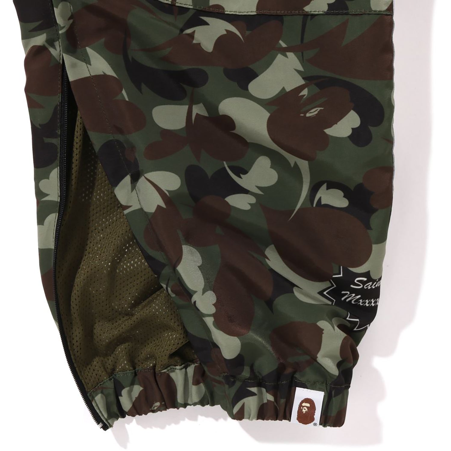 X SAINT MXXXXXX HEART CAMO TRACK PANTS MENS