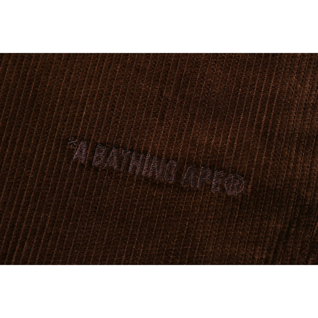 BATHING APE CORDUROY RELAXED FIT PANTS MENS